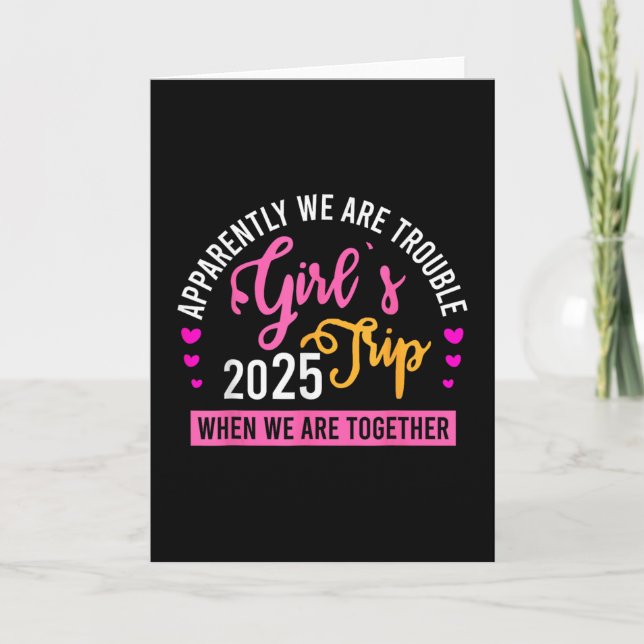 Carte Girl’s Trip 2025 Summer Beach Weekend Vacation Wom (Devant)