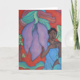 Carte 'Girl with Banana Leaf' - Arman Manookian