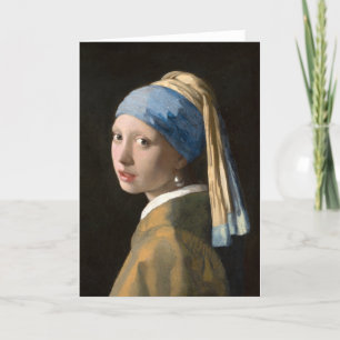 Carte Girl with the pearl earring - Johannes Vermeer