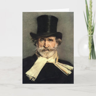 Carte Giuseppe Verdi - maestro d'opéra italien