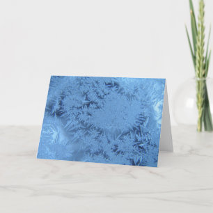 Carte Glace bleue