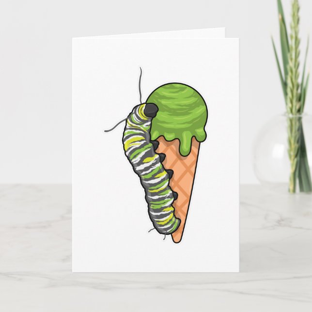 Carte Glace chenille (Devant)