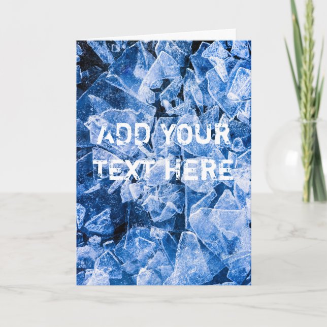 Carte Glace cool pour été chaud (Devant)