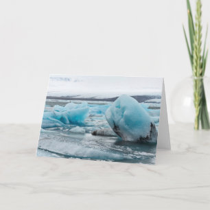 Carte Glace Dans La Lagune Glaciale Jokulsarlon