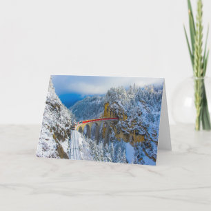 Carte Glace et neige Express Bernina, Suisse