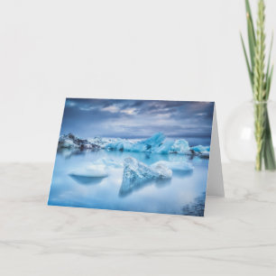 Carte Glace et neige   Lagune Jokulsarlon, Islande