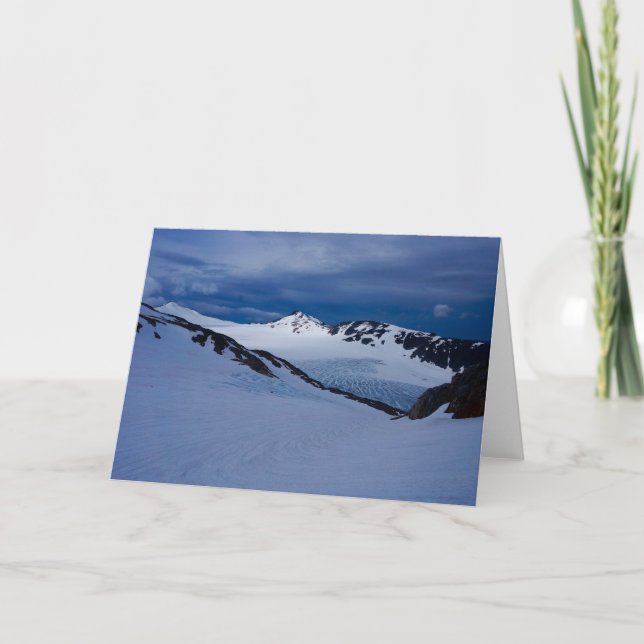 Carte Glacier de crique de citron au crépuscule (Devant)