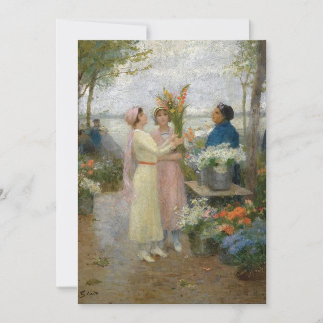 Carte Gladiolus | Victor Gabriel Gilbert (Devant)