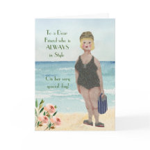 Carte Glam pour ami spécial toujours en style