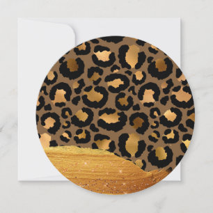 Carte Glamour en métal Glamor Tcheetah Peau