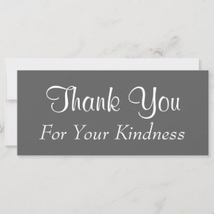 Carte Glamour "Merci For Your Kindness"