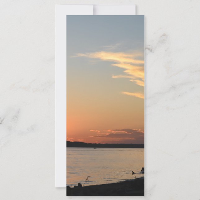 Carte Glat Card Sunset Design (Part of collection; wrapp (Devant)