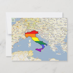 Carte GLBT Pride, Italie
