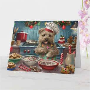 Carte Glen of Imaal Terrier Viennoiserie : Festive