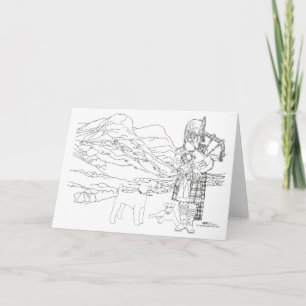 Carte Glencoe Valley Scotland