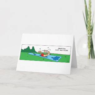 Carte Glissade freudienne drôle et amusante