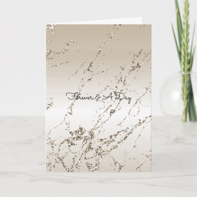 Carte Glitz Or (Devant)