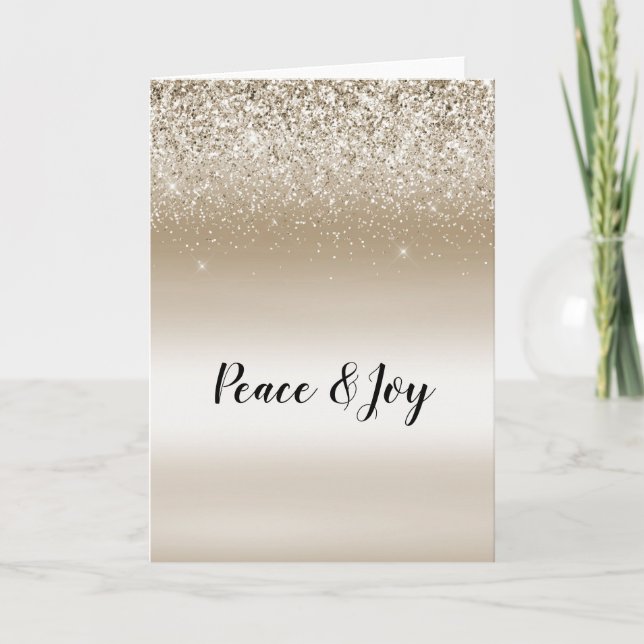 Carte Glitz Or (Devant)