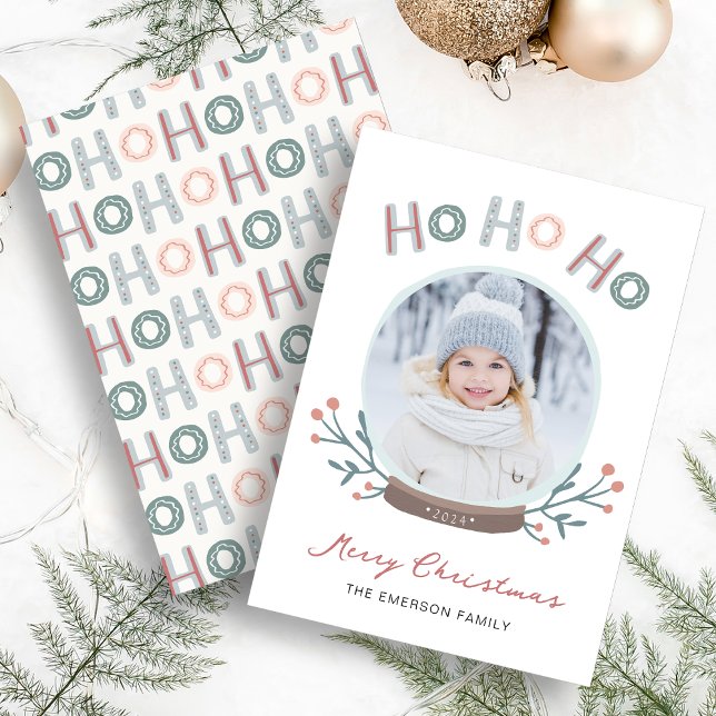 Carte Globe De Neige De Noël (Christmas Snow Globe Card
)