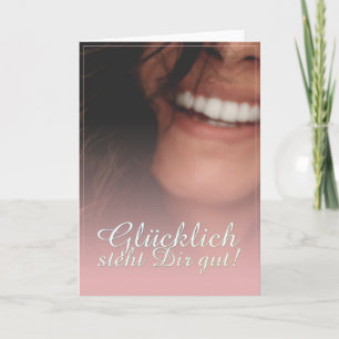 Carte Glücklich steht Dir intestin ! - Rosé