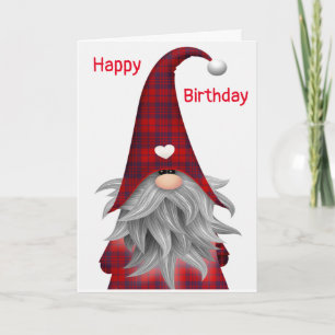 CARTE GNOME EST REMPLIE DE **HEUREUX ANNIVERSAIRE* SOUHA