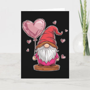 Carte Gnome Saint-Valentin Cœur d'amour Enfants