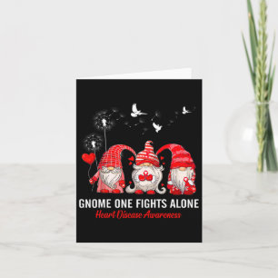 Carte Gnomes One combat seul Heart Disease Awareness