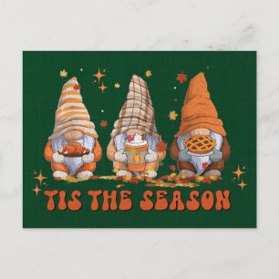 Carte Gnomes Thanksgiving Holiday