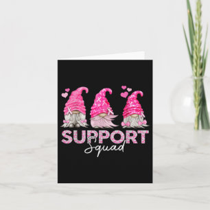 Carte Gnomies amusantes Soutien Squad Cancer du sein Pri