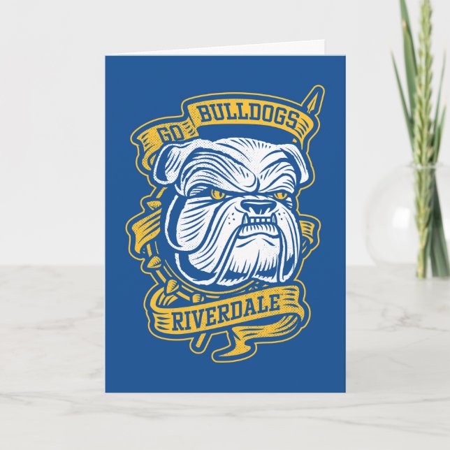 Carte Go Bulldogs - Riverdale Mascot Banner (Devant)