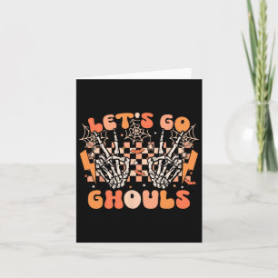 Carte Go Ghouls Halloween Skeleton Costume Retro G