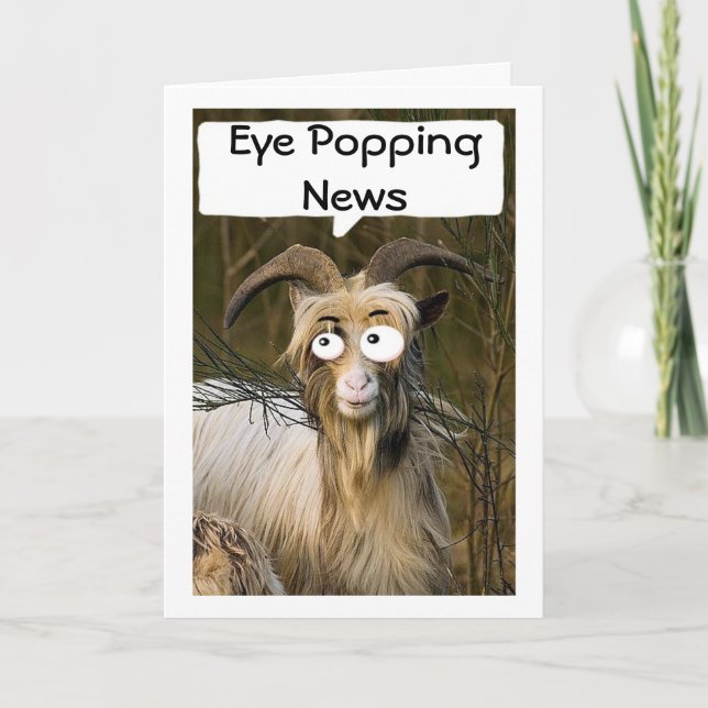 CARTE GOAT EYE POPPING NOUVELLES QUE "VOUS" TURNER "50" (Devant)