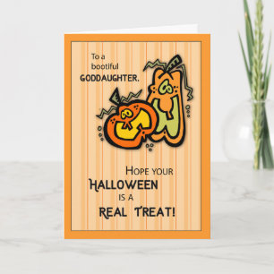 Carte Godgirl Citrouilles Halloween