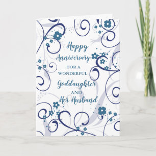 Carte Godgirl moderne et son anniversaire de mari