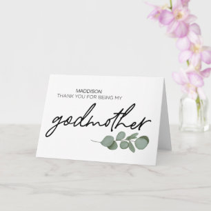 Carte Godmère Merci cadeau pour être mes parents