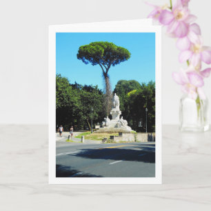 Carte Goethe Statue De La Villa Borghèse À Rome, Italie