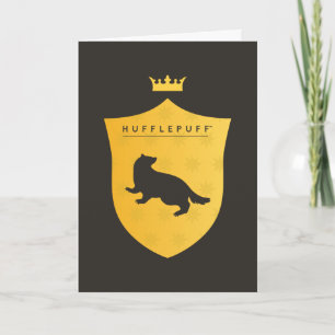 Carte Gold HUFFLEPUFF™ Crowned Crest