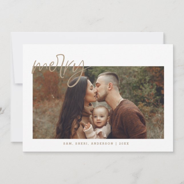 Carte Gold Joyeux Noël (Devant)