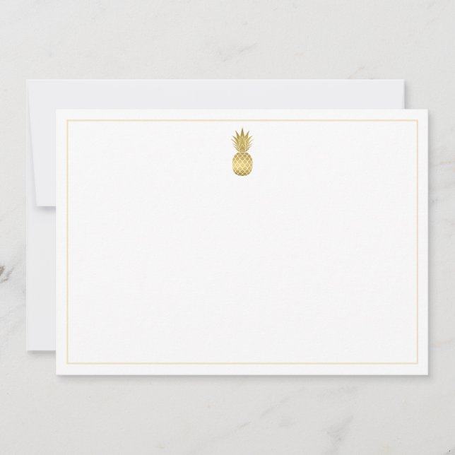Carte Gold Pineappy Note (Devant)