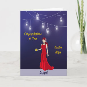 Carte Golden Apple Teacher's Award