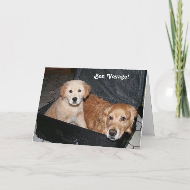 Carte Golden Bon Voyage (Devant)
