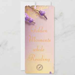 Carte Golden Bookmark Mel Mae Schmidt Stationery