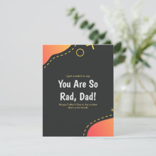Carte Golden Funny Cadeau de la fête des pères, meilleur