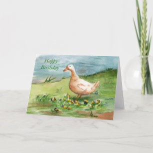 Carte Golden Goose Birthday Card