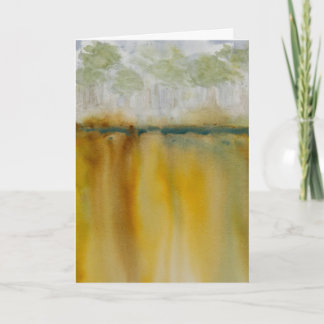 Carte Golden Greeting Card Blank Inside 