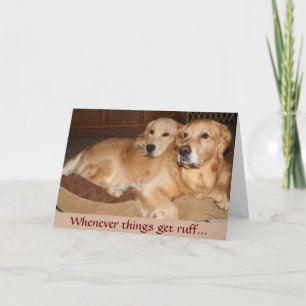 Carte Golden Lean on Me Encouragement