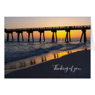 Carte Golden Panama City Beach Sunset Reflections