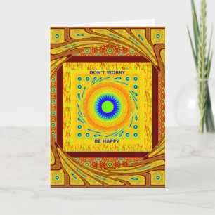 Carte Golden Red African traditionnel Color Vector Desig
