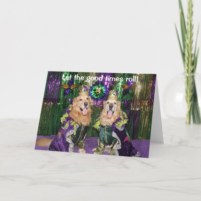 Carte Golden retriever (Devant)