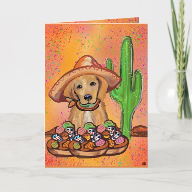 Carte Golden Retriever (Devant)